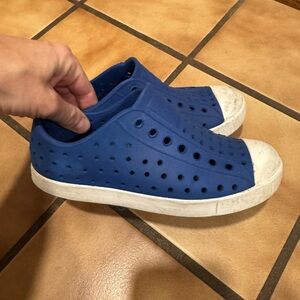Natives Kids Blue Slip-On Shoes